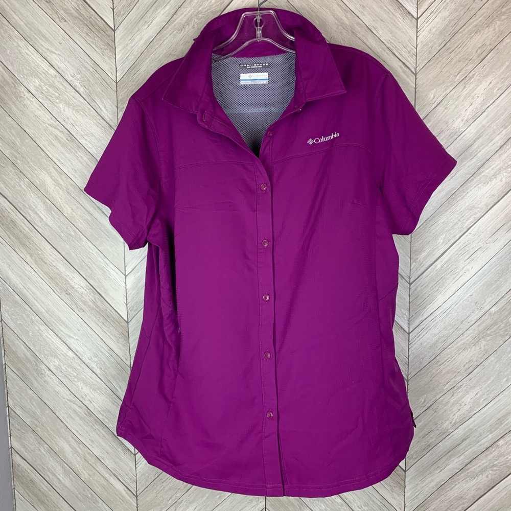 COPY - Cerise Columbia OmniShade Short Sleeve XL